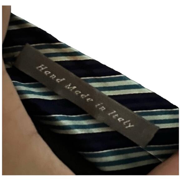 Daniel Cremieux Limited Edition Silk Tie Stripe 6/70 Italy Signature Collection - Picture 9 of 16